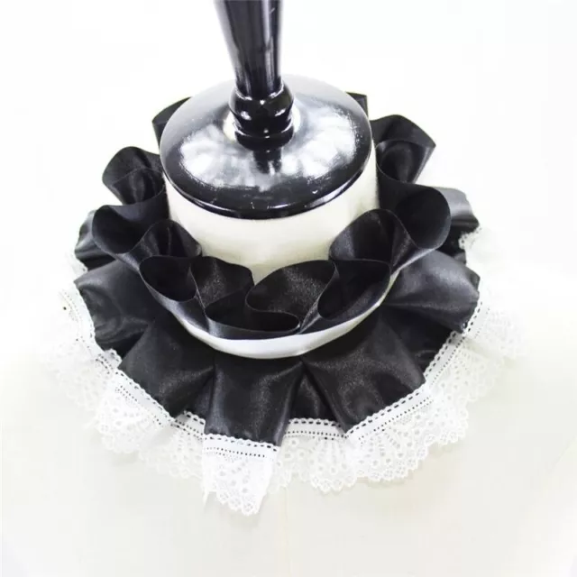 Pizzo Donna Falso Collo Ruffole Colletto Falso Lolita per Camicia Decorazione Sera