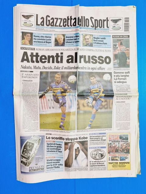 Rivista La gazzetta dello Sport Week Kobe Bryant - Collezionismo In