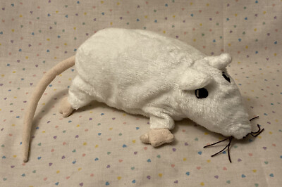 IKEA GOSIG RATTA White Rat Mouse Stuffed Animal Plush Toy 8” No Tush ...
