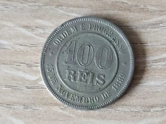 Brazil 100 reis 1898