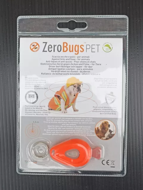 ZeroBugs Pet Répulsif écolo Anti Puces et Anti Tiques Electronique Chat  Chiens