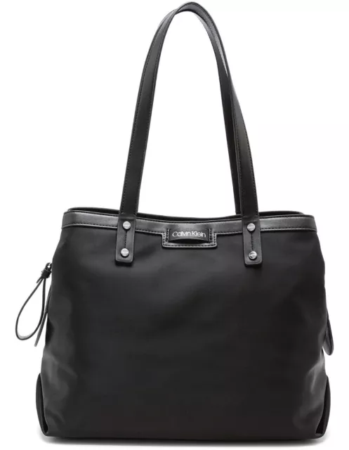 Calvin Klein  Lane Nylon Triple Compartment Tote Handbag