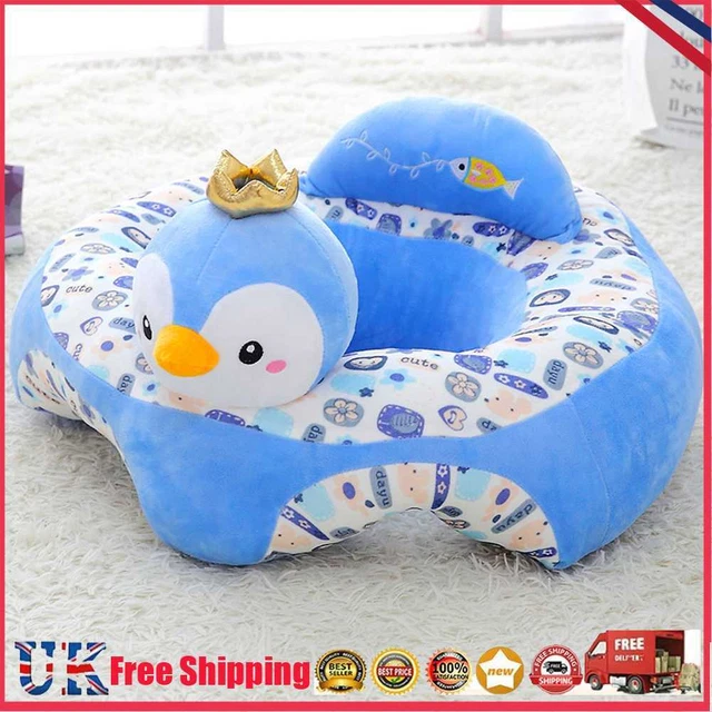 Cartoon Baby Arm Chair Breathable No Filler Baby Sitting Chair for Children Gift