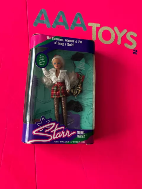 VTG NOS Starr Model Agency Starr By JPI Fully Poseable 6.5" Fashion Doll VTG NOS Starr Model Agency Starr By JPI Fully Poseable 6.5" Fashion Doll
