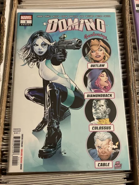 DOMINO ANNUAL #1 2018 GREG LAND REGULAR MAIN cable outlaw diamondback colossus