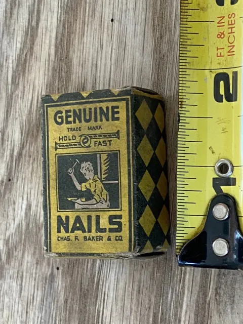 Vintage Genuine Chas Baker Nails Sharpoint #16 Small 4-8 Nails Cobbler Boots