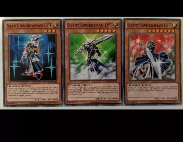 Yu-Gi-Oh Cards Yugioh Silent Magician & Silent Swordsman LV Cards | Near  Mint | 1st Edition Yugioh Zombie Deck