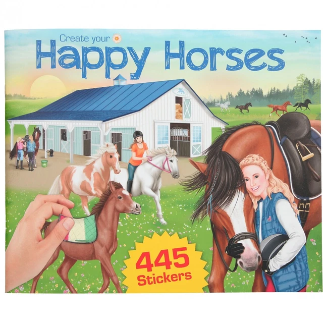 Create your Happy Horses - Stickerbuch Pferde Pferdesticker TOPModel Depesche