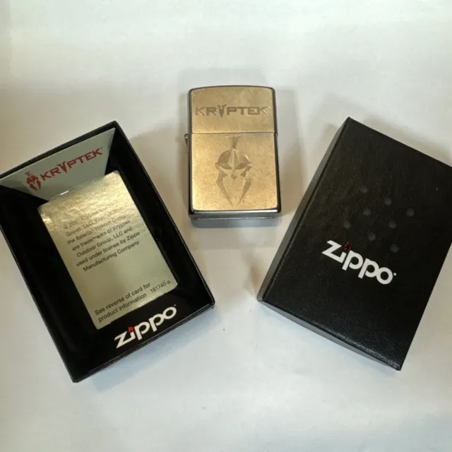 Zippo Lighter Kryptek Satin Finish Lasered  ** New ** Special Offer