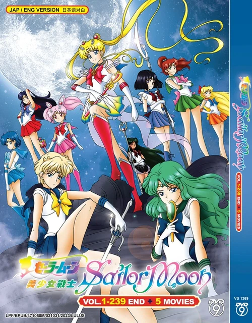 Sailor Moon Sailor Stars Season 5 Part 1 | Anime | 3 Discs | NON USA Format  | Region B Import - Australia