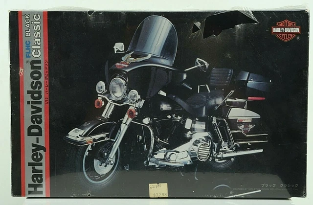 IMAI HARLEY-DAVIDSON FLHC Black Classic 1/12 Scale Model Kit