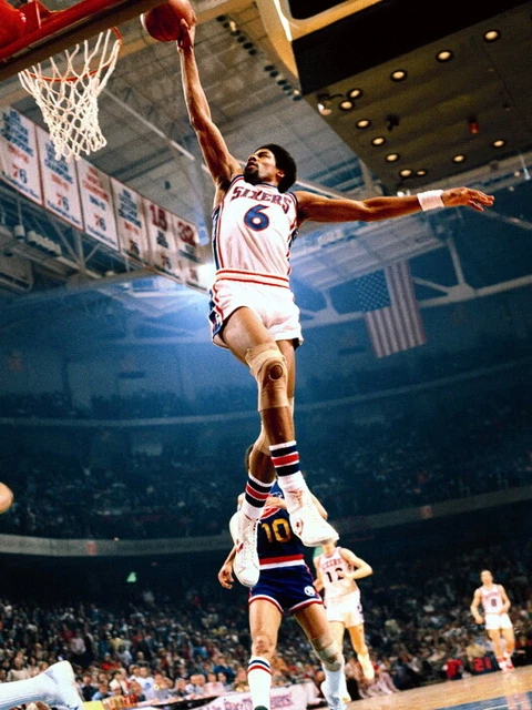V2670 Julius Erving Dr. J Dunk Philadelphia 76ers Retro POSTER PRINT PLAKAT