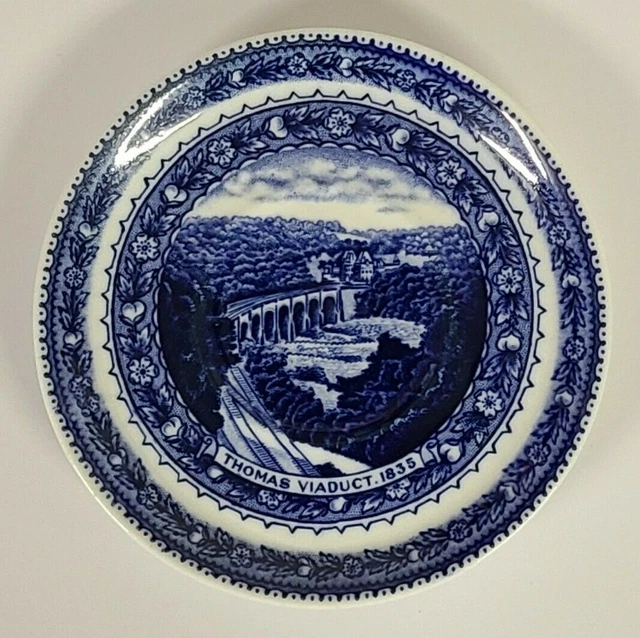 1927 Baltimore & Ohio B&O Centennial Demitasse Saucer Scammell's Lamberton