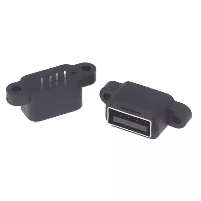 5 pz impermeabile dati di ricarica USB 2.0 - tappo posteriore - presa tappo spina USB 2.0 - D_