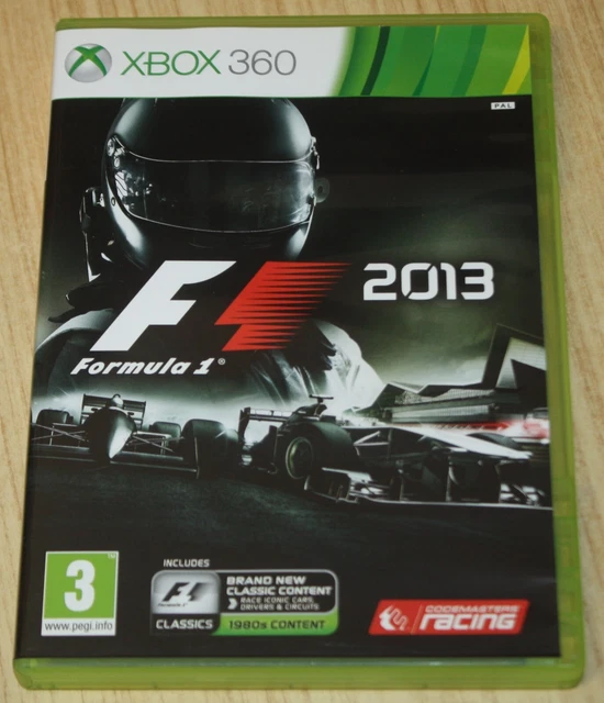 F1 game sales xbox 360