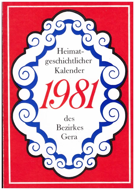 ddr-heimatgeschichtlicher-kalender-1981-des-bezirkes-gera-eur-3-00