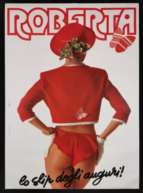 ROBERTA MANIFESTO POSTER Abbigliamento Slip Intimo Donna Female Underwear D7 EUR 200 00 PicClick IT
