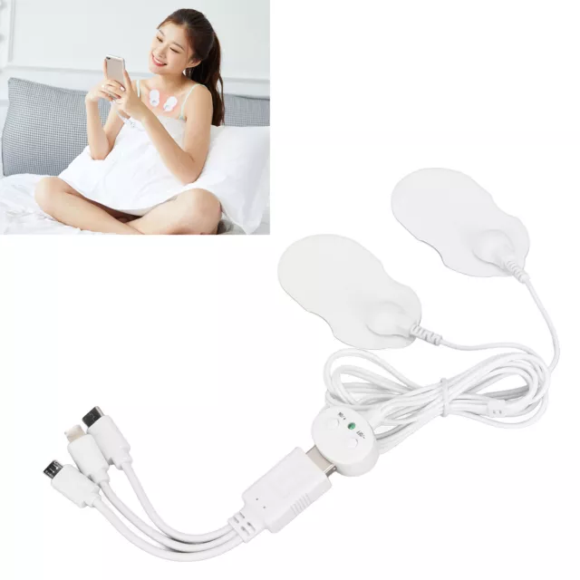 Mini USB Mobile Electronic Pulse Massager Portable Pain Reduction Rechargeab RHS