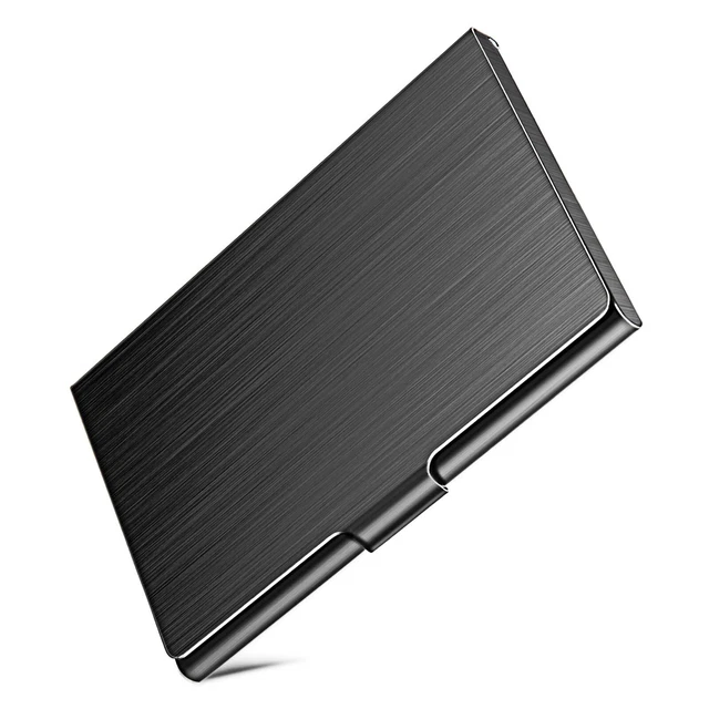 Business Card Holder, Slim Business Card Case for Men & Women, Pocket M...