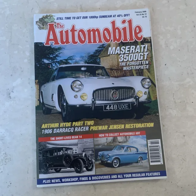 The Automobile Magazine February 2006 Maserati 3500GT Jensen Restoration Bean (5