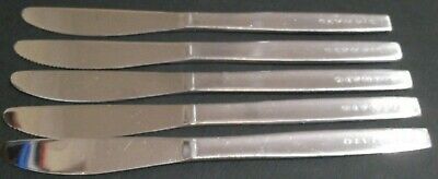 OLYMPIC AIRWAYS LOT 5 VINTAGE KNIVES GREECE GREEK AIRLINE founded by A. Onassis
