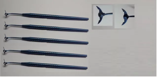 Titanium ophthalmic Cornea marker two blade axis marker  (5 PIECE)