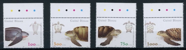 Guinea Bissau 1702-1706 postfrisch Schildkröte #IN081