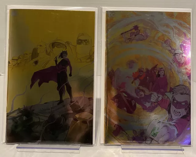 Justice Society Of America #1 New Golden Age #1 Gold Foil Variant Set 2023