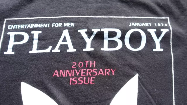 T-shirt PLAYBOY 20th anniversary issue  1974 Authentique Taille L