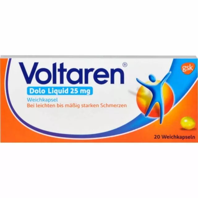 3x VOLTAREN Dolo Liquid 25 mg Weichkapseln 20 St PZN 05023939