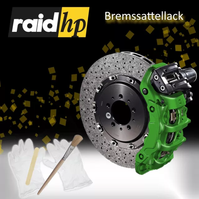 raid hp Bremssattel Lack 350005 GRÜN glänzend 6 - teilig