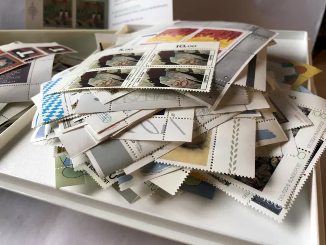 Briefmarken BRD über 530x 4er blocks postfrisch aus 60iger-90iger Jahre, top 523 3