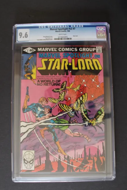 MARVEL SPOTLIGHT #7 STARLORD 1980 Guardians of Galaxy Frank MILLER CGC NM+ 9.6
