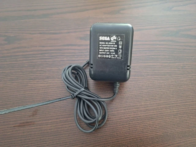 Adaptateur Secteur SEGA Officiel - Pour Master System 1&2 Et Megadrive 1, 3008-18