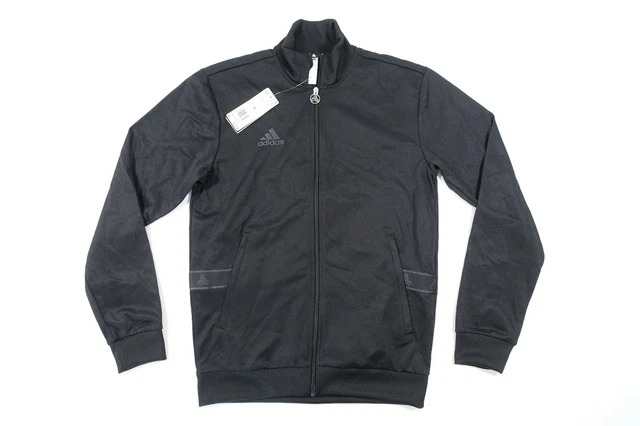 Adidas DY5826 Nero Medio Club Corsa Pista Giacca da Uomo Nwt Nuovo
