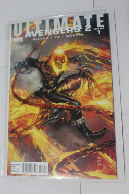 Marvel Comics Ultimate Avengers 2 #1 Silvestri Ghost Rider 1:15 Variant 2010
