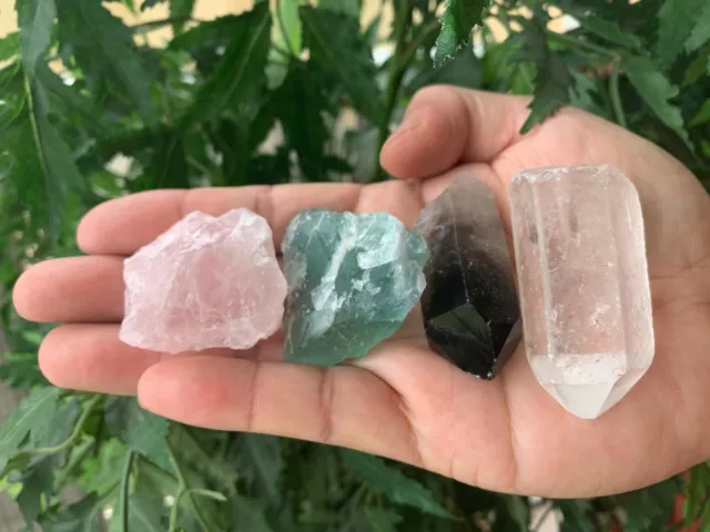 Premium Crystals & Healing Stones Set for New Beginnings, Meditation, Protection 2