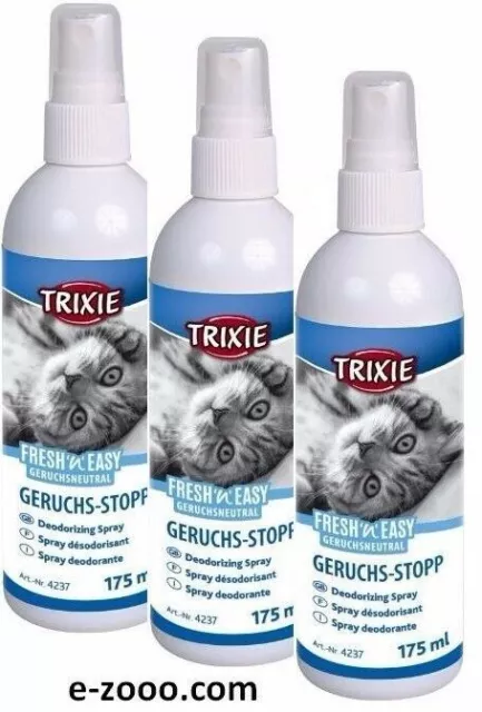 3 Pièces � Ck Trixie Fresh N Easy Geruchs-Stopp, Odeur Neutre, 3 X 175 ML Paquet