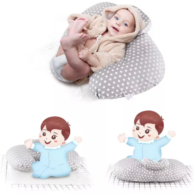 Breastfeeding Pillow Polyester Fiber Cotton Nursing Baby Pillow Soft For Home