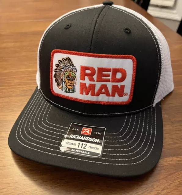 RED MAN CHEWING Tobacco Red Bass Trucker Hat Richardson 112 Cap Vintage ...