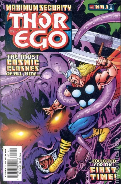 Maximum Security Thor vs. Ego #1 VF 8.0 2000 Stock Image