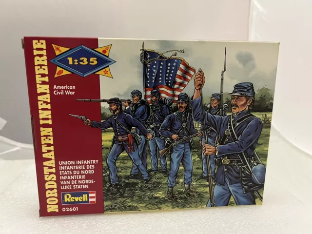 Kit Revell 02601 Infanteria Nordista Guerra Civil Usa 1994 Usado 1/43