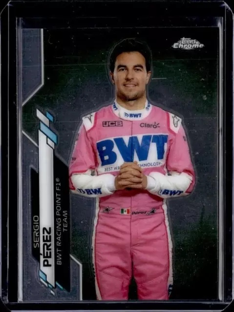 Topps Chrom F1 2020 Sergio Perez Rennpunkt Portrait #13