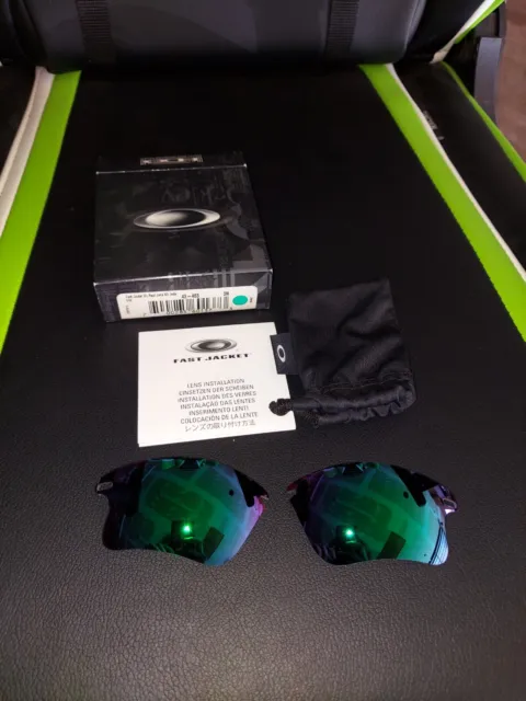 Oakley Fast Jacket XL Replacement Lenses New. Jade