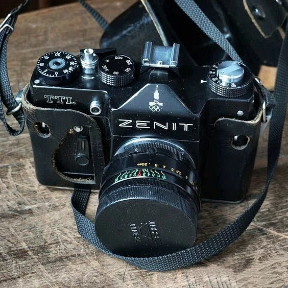 SLR FILM CAMERA 35mm tested ZENITTTL Helios 44M f3.5/58mm M42 Vintage