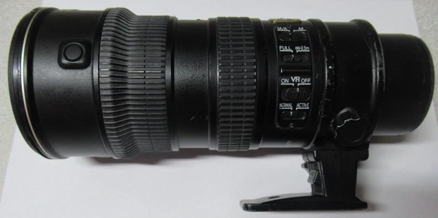 NIKON ED OBJECTIF ZOOM AF-S VR-NIKKOR 70-200mm 1:2.8G