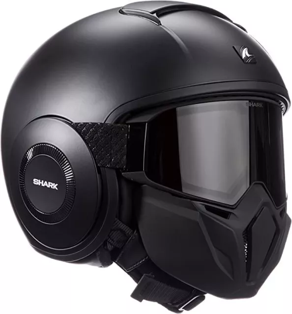 SHARK CASCO JET STREET DRAK BLANK MAT IN DUE COLORI Spedizione lampo 2