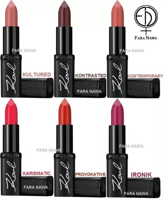 L’Oreal Paris X Karl Lagerfeld Limited Edition Color Riche Lipsticks,