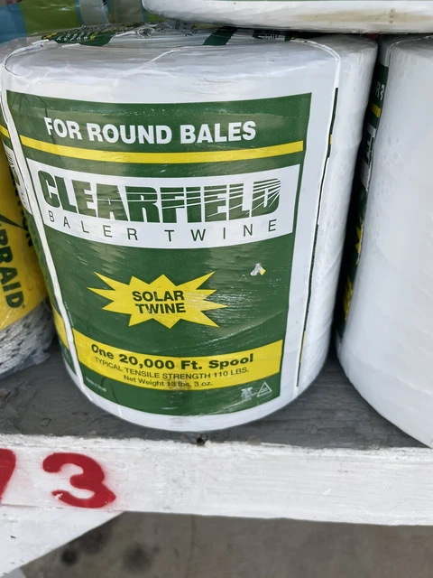 Clearfield Baler Twine Solar 20000 Ft Spool TTS 110 Lbs