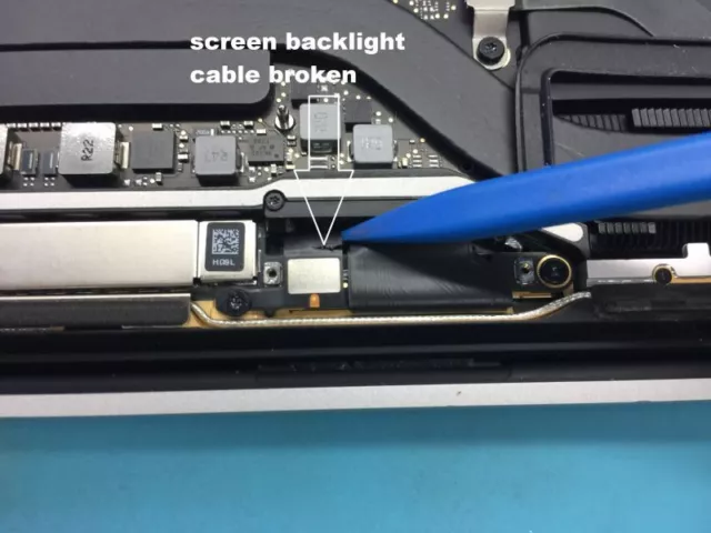 MacBook Pro A1706 A1707 A1708 LCD Backlight Cable Broken Flexgate Repair Service
